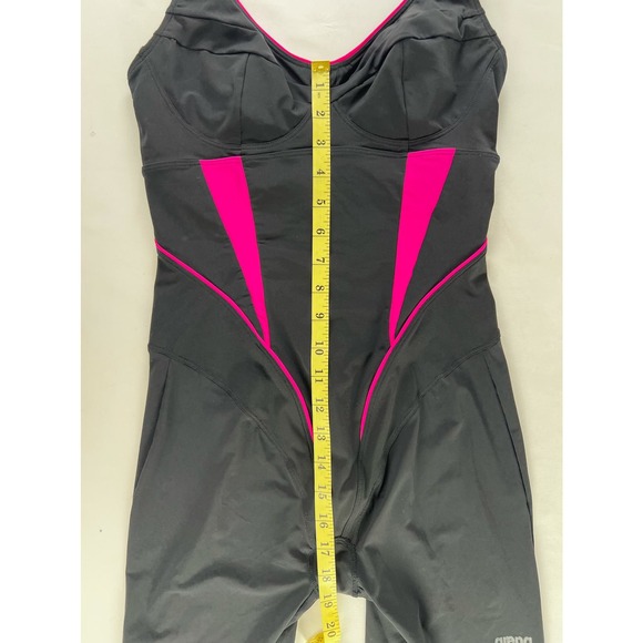 Arena Fixa Black/Fuchsia Legsuit Swimsuit Women’s Size 34 NWT - Picture 7 of 7